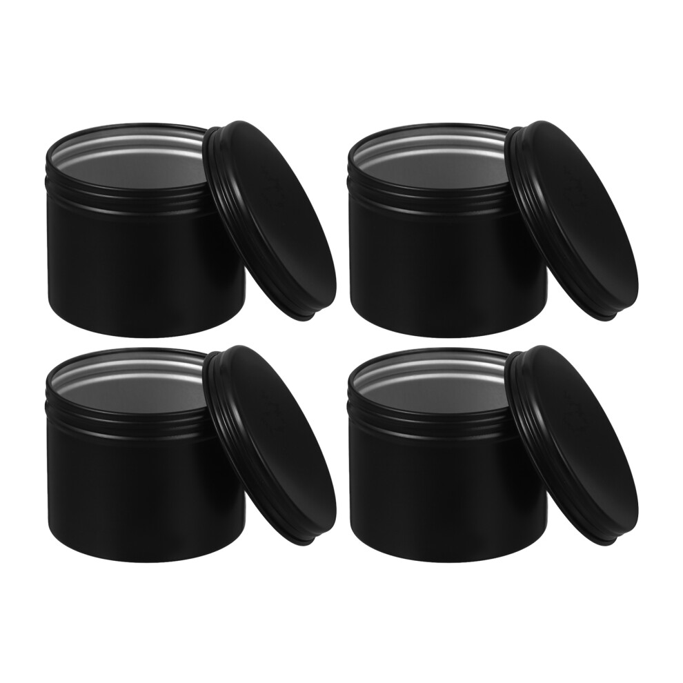 4 Czarne Metalowe Pojemniki Z Pokrywkami Na Wielkanoc-image