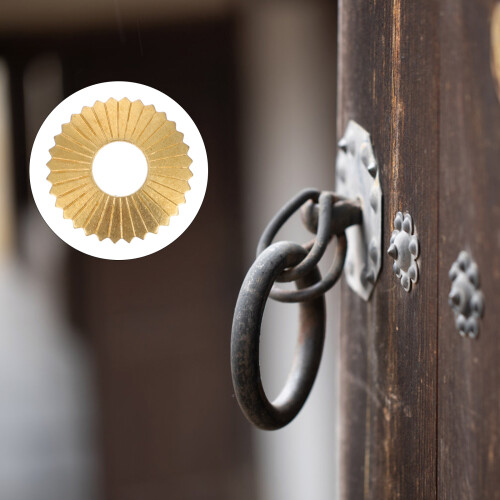 10Pz Guarnizioni Maniglia Rame Oro Retro Resistente E Facile 2