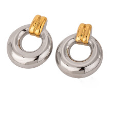 Boucles d'oreilles pendantes géométriques vintage-JDE2401004 PS