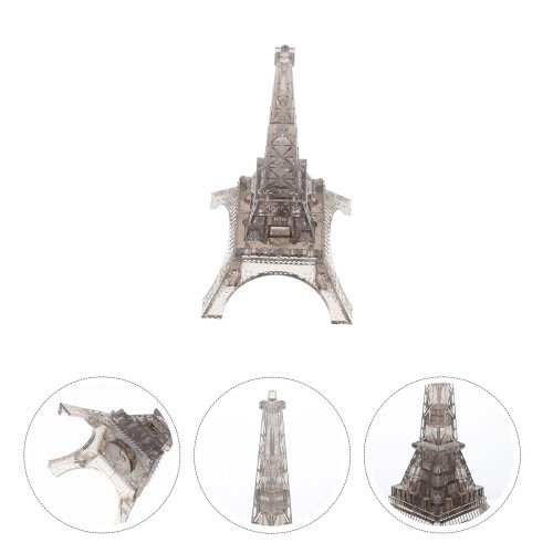 Set Torre Eiffel In Cristallo Transparente Puzzle 3D 2
