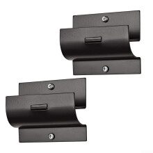Ladder Wall Mount Heavy Duty Rack for Garage Storage Hooks and MultiTool Organization 2pcs
