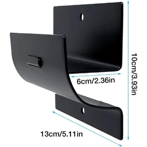 Ladder Wall Mount Heavy Duty Rack for Garage Storage Hooks and MultiTool Organization 2pcs 2