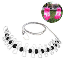 Travel Camping Laundry Companion Retractable Clothesline For Socks Undergarments Tops Scarves Light Clothes Anti-Slip Design