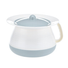 Chamber Pot Plastic Urinal, Patient Night Urinal, Urine Pots with Lid for Elderly Disabled Home Care, Durable Design Effective Odor Control Lightweigh