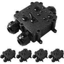 Boîte de jonction professionnelle pour la défense, compatible avec les câbles de diamètre 6,5 à 10,5 mm², résistante aux chocs, ignifugée,
