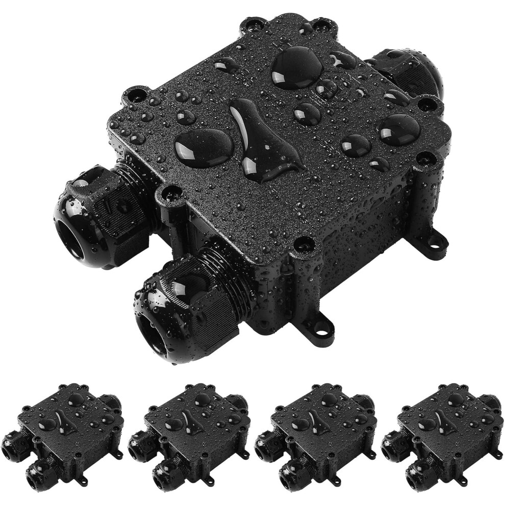 Dustproof, Sunproof, Rainproof, Outdoor Junction Box Offers Unmatched Protection Against Environmental Hazards, Plastic Pa66 Housing And Copper Screw 9340258648144