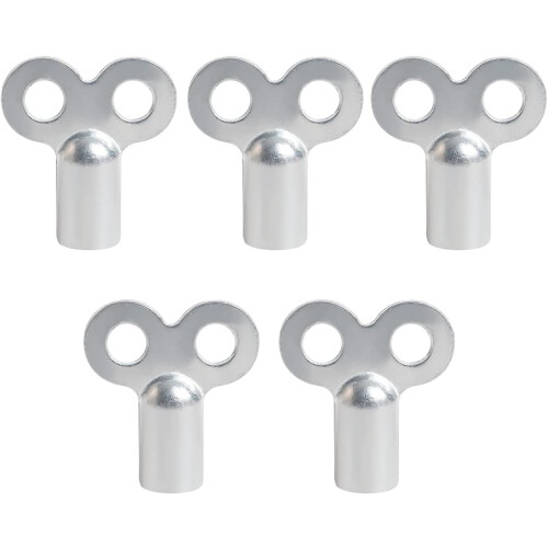 Radiators Valve Key, Air Release Tools for Hot Water Radiators, Universal Compatibility Ensuring Optimal Heating System Performance, 5PCS 1