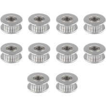 Kit de atualização para máquina CNC, polia guia GT2 em liga de alumínio, polia da correia dentada à prova d'água e resistente à corrosão,