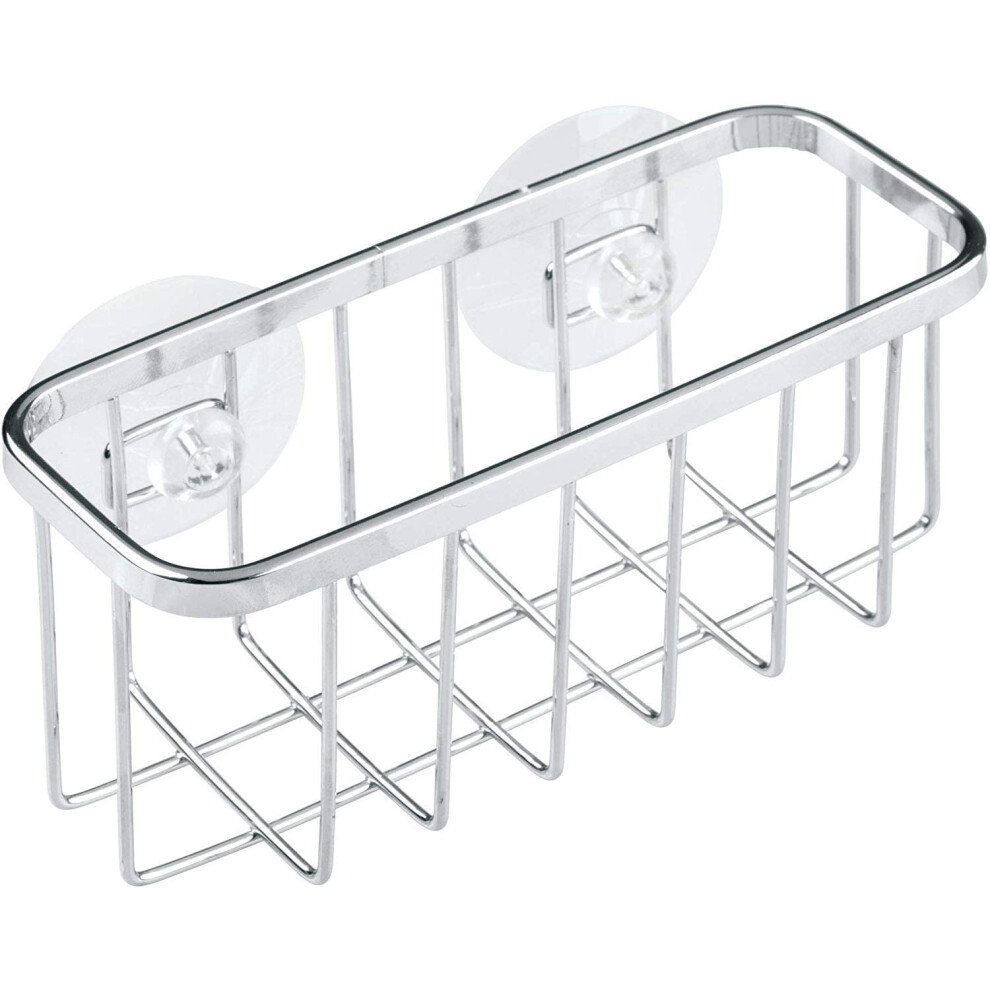 Metal Sink Sponge Holder With Space-Saving Design, Stainless Steel Storage Shelf For Quick Water Drainage, Drainage Rack With Rust-Proof Material, 9128293910200