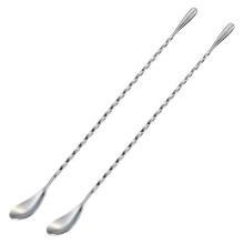 Elegant design med långt handtag, högkvalitativt rostfritt stål med vriden spiraldesign, multifunktionell drinkmixer, diskmaskinssäker