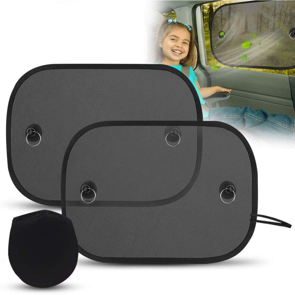 Car Side Window Sun Shade, Retractable Car Roller Sunshade for Unmatched UV and Sun Glare Protection, Baby Car Travel Accessories for Universal Side