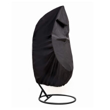 Heavy Duty Outdoor Hanging Chair Cover, Waterproof Swingasan Protector with Adjustable Hem Cord, Oxford Fabric Patio Cover for All Weather (115x190CM)