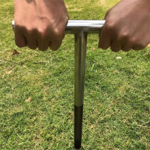 Professionele bodemmonsterset, robuuste roestvrijstalen bodemsonde van 50 cm, soepele bodembeweging, herbruikbare monsterzak voor snelle bodemtest,