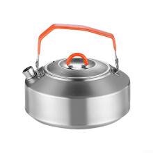 Outdoor Adventure Tea Kettle Stainless Steel Construction 0.9L Capacity Camping Kettle