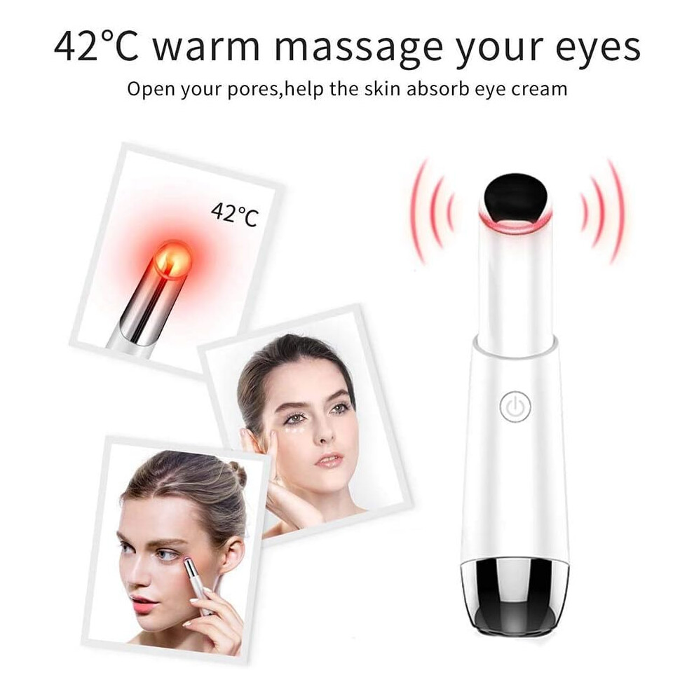 Rejuvenating Skin Wand, Adjustable Temperature & High Frequency Micro Vibrations, Versatile Skincare Device for Collagen Renewal & Tightening,