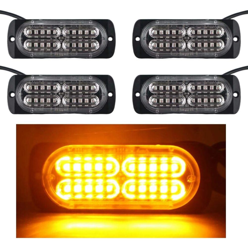Super Bright Strobe S, Emergency Warning Led With Easy Installation And Synchronize S For Law Enforcement, Suv, Van (4Pcs) Light 9004841527741