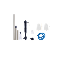 Ferramentas automáticas de limpeza de aquários em tubo de PVC de alta qualidade, com cabo ergonômico e controle de fluxo ajustável para lavagem e
