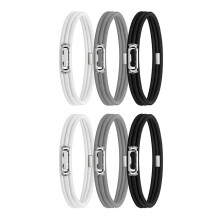 Bandas para Latas de Lixo de 6 PeçAs, CordãO Lord AjustáVel, Faixas de Borracha para Latas de Lixo Grandes, para Latas de Lixo de 8 um 33 GalõEs,