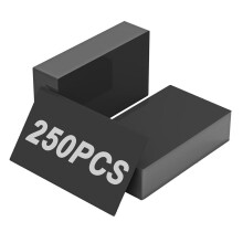 ÉBauches de Gravure Laser, 250 Feuilles D'Alliage D'Aluminium Noir pour Gravure CNC, Artisanat Laser, éPaisseur 85 X 55 X 0,2 mm