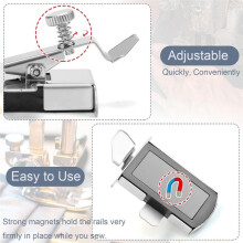 Magnetic Seam Guide Set Upgraded Universal Attachment Hemmer Sew Guide, Multifunctional Straight Hem Sewing Ruler