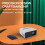 Portable  Projector Home Theater Media Player Cinema Wireless Mulitscreen Projector for  Android - EU Plug 2
