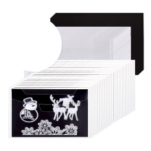 20 Unidades de Sacos Magnéticos e Papel, Mestre de Armazenamento de Carimbos e Matrizes, Perfeito para Entusiastas de Artesanato DIY