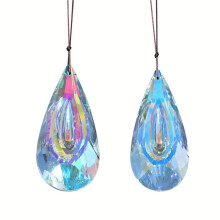 120mm Crystal Suncatcher, 2 Pack Large Prism Sun Catchers Windows Hanging Ornaments Rainbow Maker Pendant