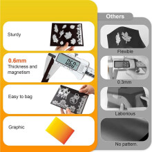 20 Stück Magnetische Taschen und Papier, Stempel- und Stanzen-Aufbewahrungsmeister, Perfekt für Heimwerker