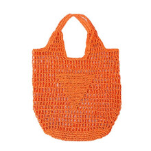 Summer Fashion Beach Bags Women Shoulder Bag Hollow Handwoven Simple Soft Handbag Large Casual Tote Storage Bag G