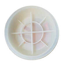 Round Cement Bowl Flowerpot Mold Terrazzo Concrete Candle Cup Vessel Silicone Mold Epoxy Resin Clay Large Bowl Storage