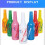 7PCS Coloured Flair Bartender Bartending Practice Bar Pub Bottle Wine Cocktail Shaker 4