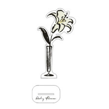 Clipe de Nota de Ornamento de Flor Avançado Vento Escuro Flor Pasta de Conveniência Arquivo Mensagem Foto Mensagem Ornamento A