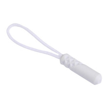 Extrator de Zíper de Plástico, Extrator de Plástico, Corda de Cauda com Zíper de Escalada, Corda de Zíper de Mochila Branca