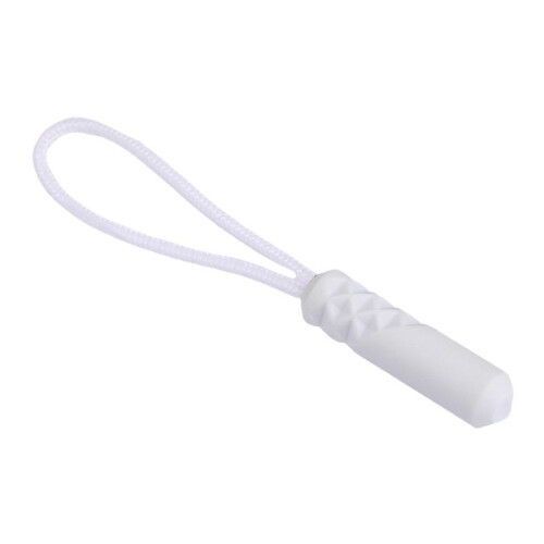 Plastic Zipper Puller, Plastic Puller, Climbing Zipper Tail Rope, Backpack Zipper Rope White