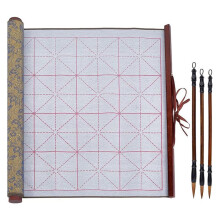 Reusable Water Writing Magic Cloth Inkless Chinese Calligraphy Set of 3 Traditional Calligraphy Writing Brush Pens Set 2