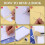 53 Pcs Bookbinding Kit, Book-Binding Kit for Beginners, BookBinding Materials, BookBinding Tools with Bone Folder 5