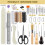 53 Pcs Bookbinding Kit, Book-Binding Kit for Beginners, BookBinding Materials, BookBinding Tools with Bone Folder 7