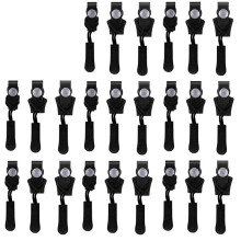 Kit de Reparación de Cremalleras, 24 Piezas, Reemplazo Universal, Fijador Deslizante de Cremallera, Dientes Deslizantes, Cabeza de Tornillo,