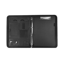A4-Reißverschluss, Taschenrechner, Ordner, Konferenz-Ablageblock, Ordner, Aktentasche, Tablet, Tragbare Aktentasche mit Rundem Griff
