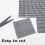 Plastic Mesh Canvas Sheets for Embroidery,Eyelet Net,Plastic Needle Point Canvas  DIY,Knitting Crochet Projects,B 6