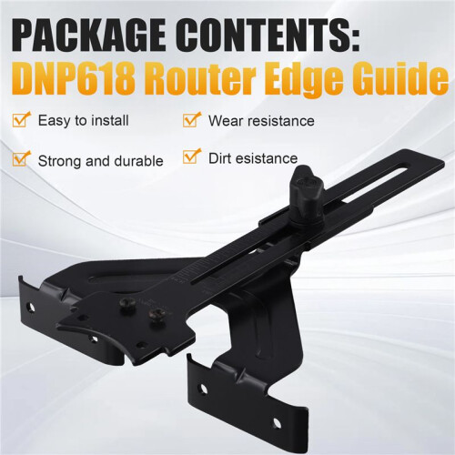 Router  Guide for Fixed Base Compact Router (DNP618), Straight  Guide for Quickly Attached to Router Fixed Base 2