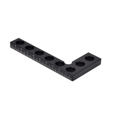 Righello Altezza In Lega Alluminio Righello Ad Angolo Retto da 90 Gradi Strumento Misurazione Righello Marcatura Righello Angolare Strumenti per La