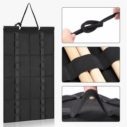 Hanging Drumstick Holder, Portable Drumstick Display Foldable  Drum Stick Holders, Drum Sticks Holder Organizer 2