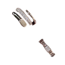 Anillo Abierto de Plata Multicapa Ancho para Mujer