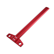 Regla en T para Marcado de Precisión Regla de Dibujo de Carpintero Regla de Marcado para Carpintería Regla de Aleación de Aluminio Estándar