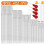 75 Pack Premium Large Eye Needles for Hand Sewing with 4 Needle Threaders, Assorted Sizes, Embroidery Needles 5