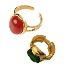 Open Vingerringbreedte Franse Vintage Ring Damesring