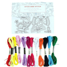Water Soluble Embroidery Transfers Sewing Needle Felting Embroidery Paper DIY Handmade Water Soluble Embroidery Kit