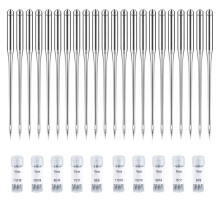 100 Stück Nähmaschinennadeln mit Normaler Spitze für Singer , Verschiedene Größen 65/9, 75/11, 90/14, 100/16, 110/18