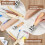 ClapperSewing Tool Set Tailor ClapperSeam Roller StilettoSeam Rippers for Flattening Fabrics and Point Pressing 6